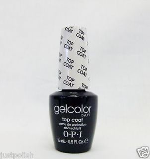 OPI GelColor Soak off Nail Polish Gel Color Top Coat .5oz/15ml