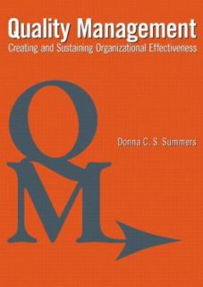 Quality Management Creating and Sustaining Organizational 