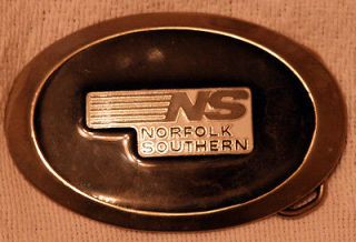norfolk southern railroad belt buckle