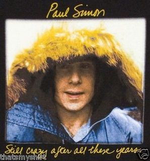 New Authentic Paul Simon Still Crazy After All These Years Mens T 