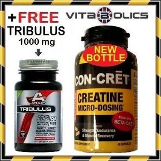 CON CRET 48 CAPS CONCENTRATED CREATINE NEW  MICRO DOSING + FREE 