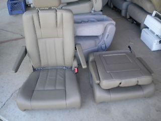 new BUCKET SEATS BROWN LEATHER JEEP VAN BUS CLASSIC CAR BOAT 