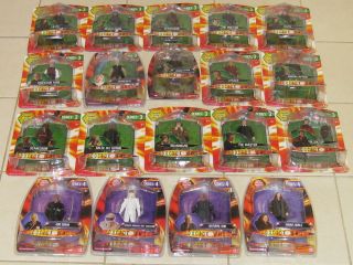 DR WHO 5 ACTION FIGURES   SEALED SERIES 3&4   NO LONGER IN SHOPS 