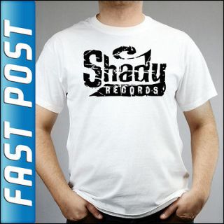 Shady Records Eminem CD Album White T Shirt Adults and Kids sizes