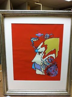 peter max astral thinker serigraph  1200 00