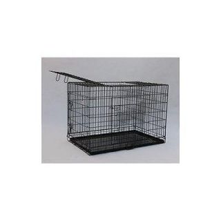 door wire folding pet crate dog cage cat w