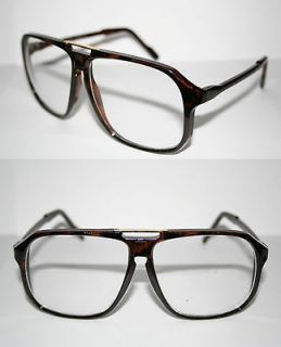   Cazal Design XL Clear Lense Glasses Geek Shades Brown Gold Super 436