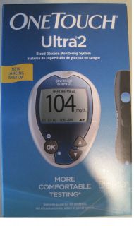 ONE TOUCH ULTRA 2 BLOOD GLUCOSE MONITORING SYSTEM NEW IN SEALED BOX