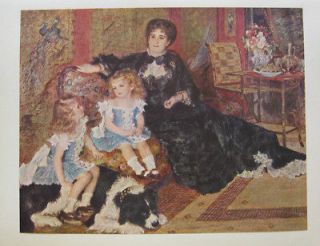   Print Mme. Charpentier & Her Children Pierre Auguste Renoir Free Ship