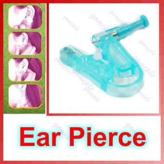 healthy asepsis ear studs piercing gun pierce kit blue from