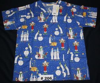 holiday scrub top only brand new with tag final sale