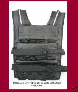 50lb weight vest iron ore weighted vest with 24 bags