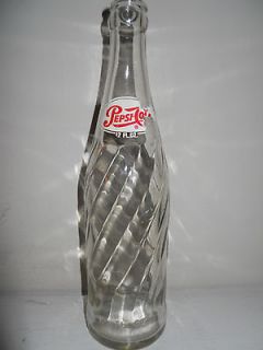 vintage 12oz pepsi cola acl soda bottle 