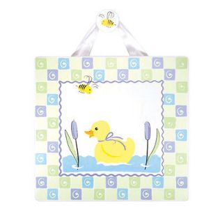 melissa doug ducky wooden name plaque new 2626 time left