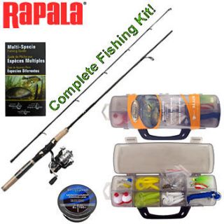 rapala spinning rod and reel combo  50