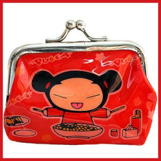 pucca mini kiss lock coin wallet bag purse time left