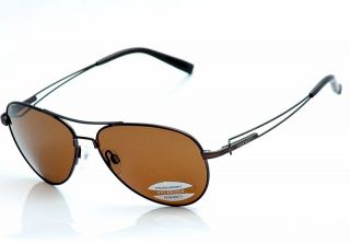 serengeti brando 7543 espresso polarized aviator sunglasses