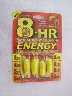 Hour Maximum Strength Energy Pills Extreme Fat Burner 12 Pills