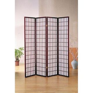 panel cherry oriental shoji screen room divider time left