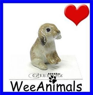Little Critterz Duchess Lop Eared Rabbit Miniature Figurine Wee Animal 