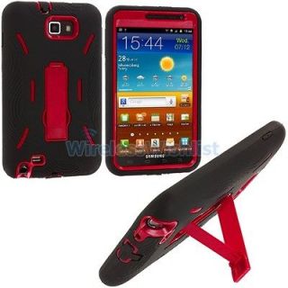   Hard Case+Silicone Skin Cover w/ Stand for Samsung Galaxy Note i717