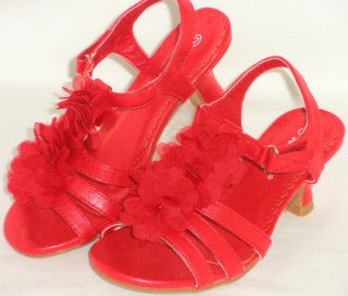 SO CUTE Pageant Wedding Flower Girls*Floral*Strappy Dress Shoe Sandal