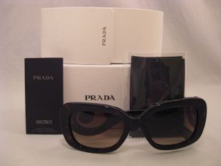 Prada SPR27O Sunglasses, 2AU6S1 (2AU 6S1) Havana frame, Brown Gradient 