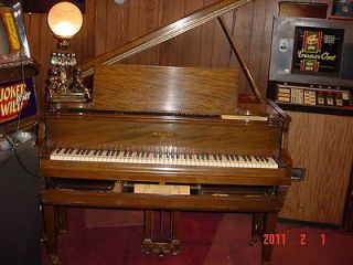PIANO GRAND, REPRODUCING PLAYER PIANO KNABE AMPICO WITH ROLLS 