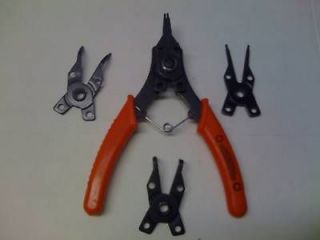 ON SALE! NEW 4 in 1 Snap Ring Plier Set Spring Loaded WHOLESALE Auto 