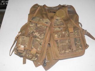 Special OPs Camo Paintball Tactical vest pod holder Used in great 