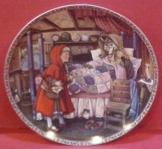   Little Red Riding Hood Karen Pritchett vintage collector plate