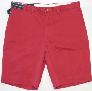 POLO RALPH LAUREN Shorts New $69.50 Mens Washed Red Choose Size
