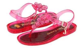 New Girls Juicy Couture Sandals Jelly Shoes Kids Summer Size 3 Pink 