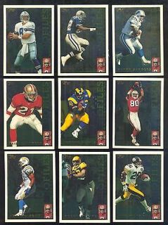 1995 TOPPS PROFILES COMPLETE INSERT SET (1 15), SANDERS, SMITH, AIKMAN 