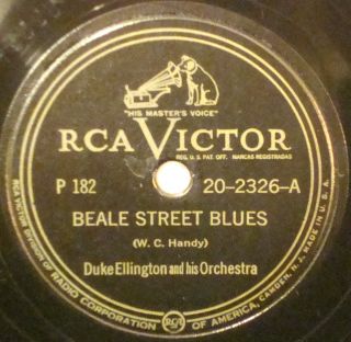 DUKE ELLINGTON & ORCH Beale Street Blues RCA VICTOR 78 20 2326 
