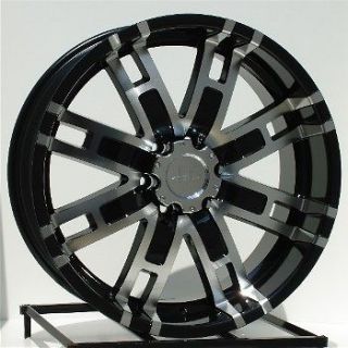 17 inch black wheels rims chevy gmc 6 lug 1500