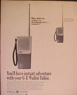  Electric Walkie Talkie~Radio Receiver Instant Adventure Kids Toy AD