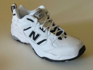 New Balance White & Black Lace Up Tennis Shoes Mens Various Sizes