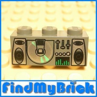 u671a lego brick 1x3 radio cd player pattern new time