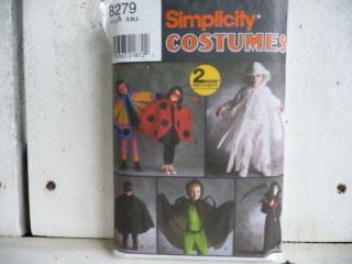 Simplicity Costume Patterns UNCUT Sewing Grim Reaper Ladybug Ghost 