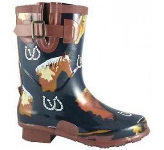 NEW! Smoky Mountain Boots   CHILDS   Western Horseshoe & Horse Rubber 