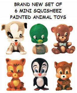NEW RARE PAINTED SQUISHEEZ SQUISHIES SQUISHY MINI CUP CAKE TOPPER 