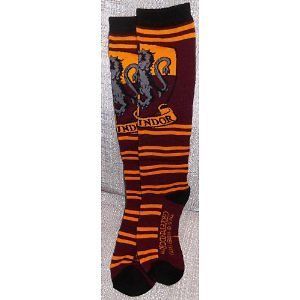 Harry Potter Deathly Hallows Gryffindor Coat of Arms Knee Socks