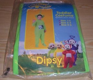 2001 Teletubbies Dipsy Costume   Disguise Toddler Costume   New