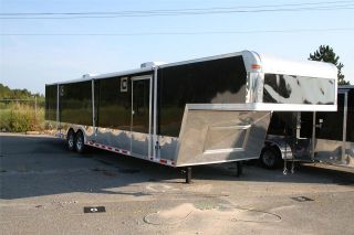 5x44 gooseneck enclosed trailer cargo auto hauler racing car