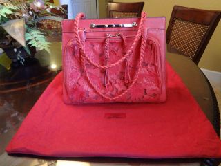 NWT, 100% AUTHENTIC **Valentino** Red Demetra Tote Bag; Retails 
