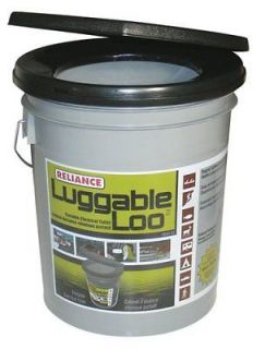 new reliance products luggable loo portable 5 gallon toilet one day 