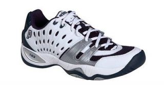 new prince t22 mens tennis shoe white navy sil ver