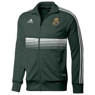 Adidas Real Madrid Anthem Core Track Training Jacket Soccer Sweater 