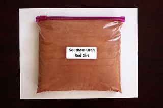 southern utah red dirt 2 lbs bag of sand time